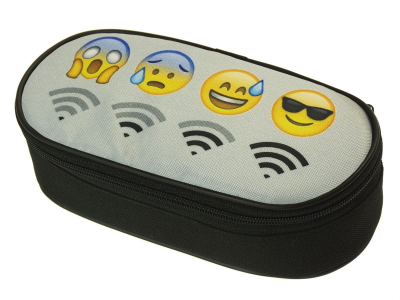Piórnik Szkolny Emoji Wifi