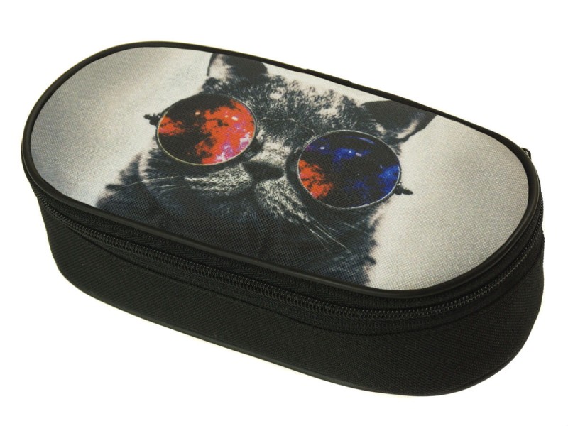 Piórnik Szkolny Galaxy Sunglasses Cat