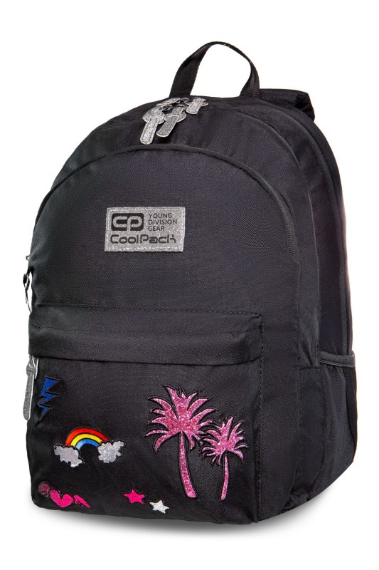 Plecak Coolpack Hippie Badges Sparkling Grey