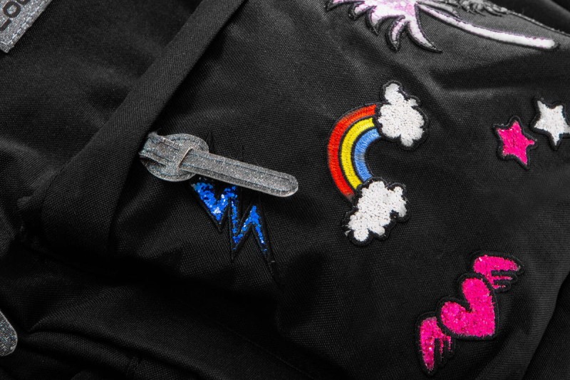 Plecak Coolpack Hippie Badges Sparkling Grey