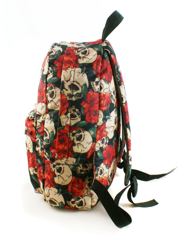 Plecak miejski Roses and Skulls