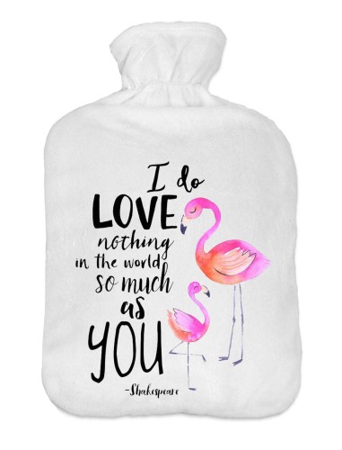 Termofor ze sweterkiem 2 litrowy Flamingo Love