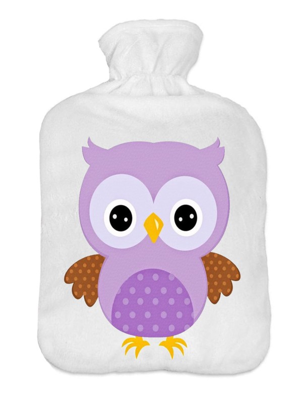 Termofor ze sweterkiem 2 litrowy Purple Ow