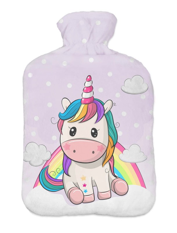 Termofor ze sweterkiem 2 litrowy Full Unicorn 2