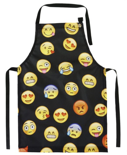 Fartuszek dziecięcy Emoji Black