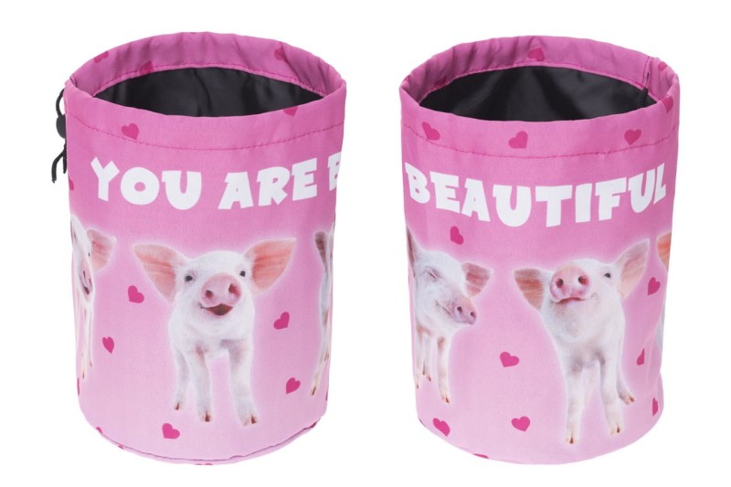 Kosmetyczka damska okrągła Beutiful Pigs