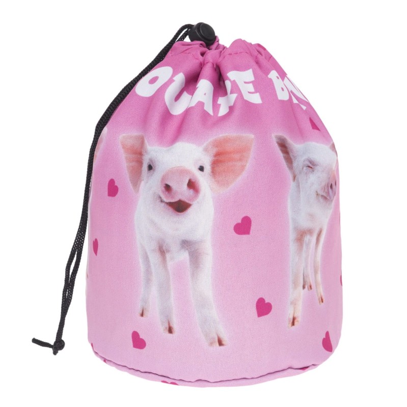 Kosmetyczka damska okrągła Beutiful Pigs
