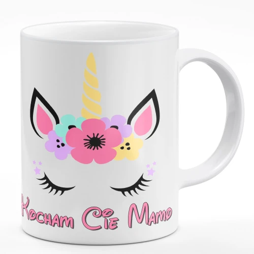 Kubek okazjonalny Kocham Cię Unicorn