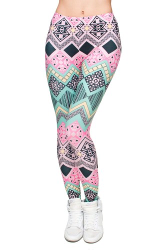 Legginsy Aztec Pink