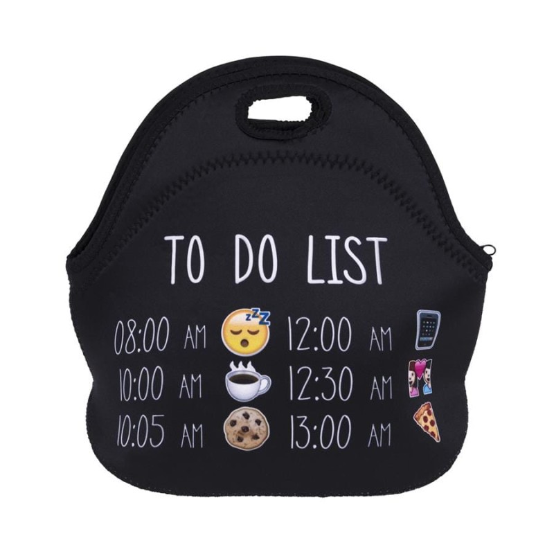 Torba Termiczna Na Lunch śniadaniówka To do list Emoji