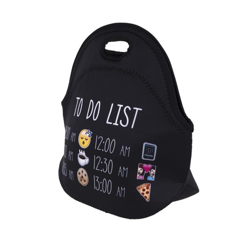 Torba Termiczna Na Lunch śniadaniówka To do list Emoji
