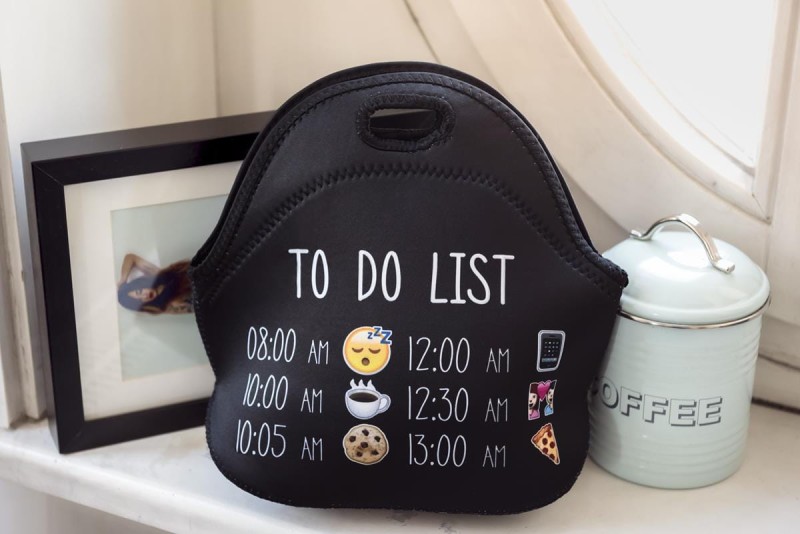 Torba Termiczna Na Lunch śniadaniówka To do list Emoji