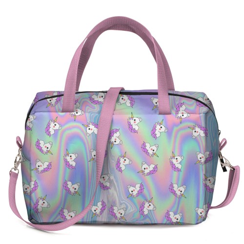 Lunch bag prostokątny torba termiczna Holo jednorożec