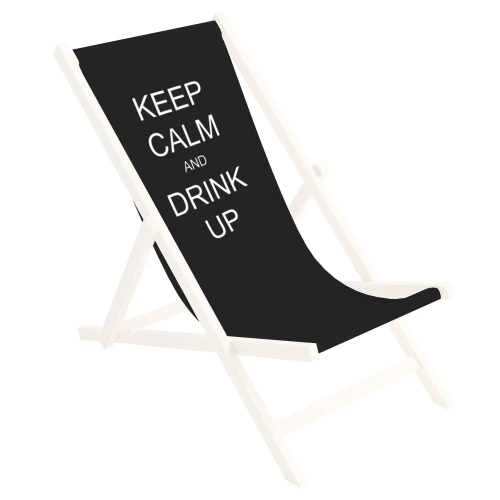 Siedzisko na leżak Keep calm  131x44 cm