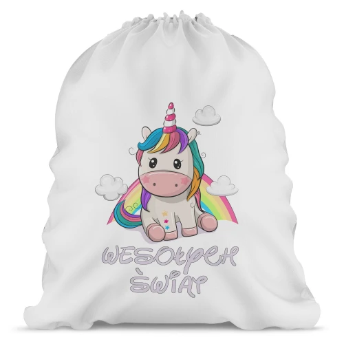 Worek na prezenty mały Unicorn