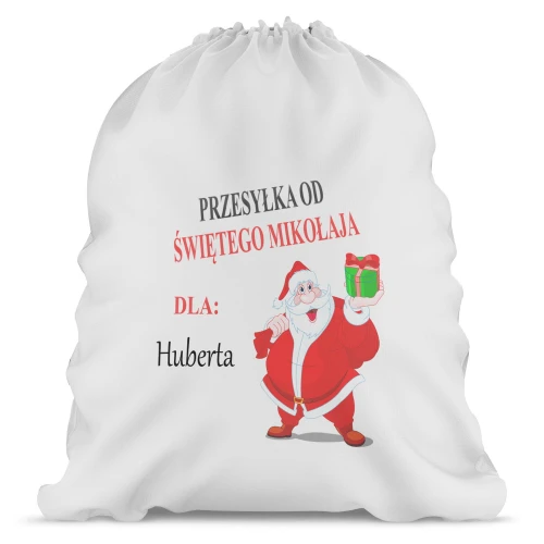 Worek na prezenty duży Mikołaj