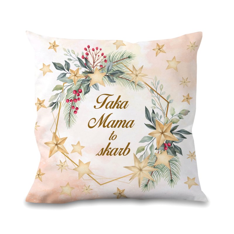 Zestaw poduszka + kubek święta Mama sakrb