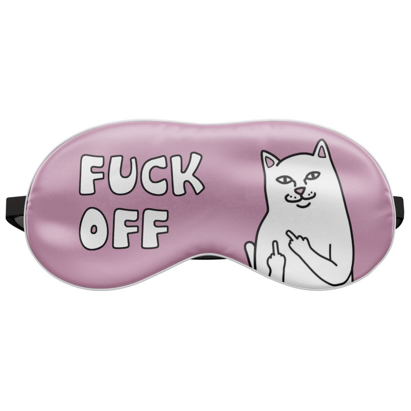 Opaska na oczy do spania Fuck off cat
