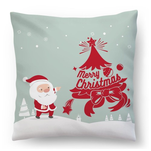 Poduszka Świąteczna + Imię 45x45 Merry Christmas 4