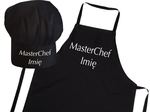 Zestaw fartuch + czapka Masterchef + imię