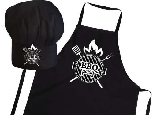 Zestaw fartuch + czapka BBQ Party
