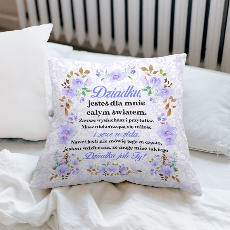 Poduszka Dzień Babci i Dziadka 45x45 Dziadku