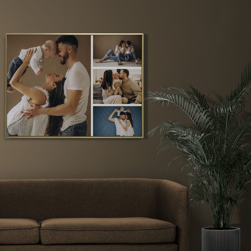 Foto obraz na płótnie kolaż 4 zdjęcia 60x80 cm