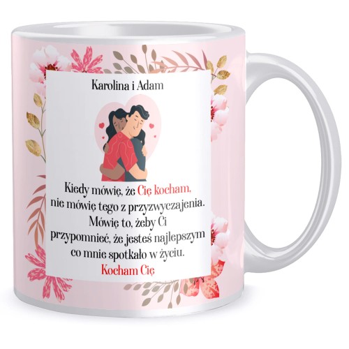 Kubek Walentynki Kiedy mówię… serce