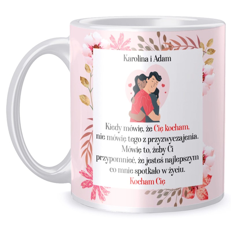Kubek Walentynki Kiedy mówię… serce