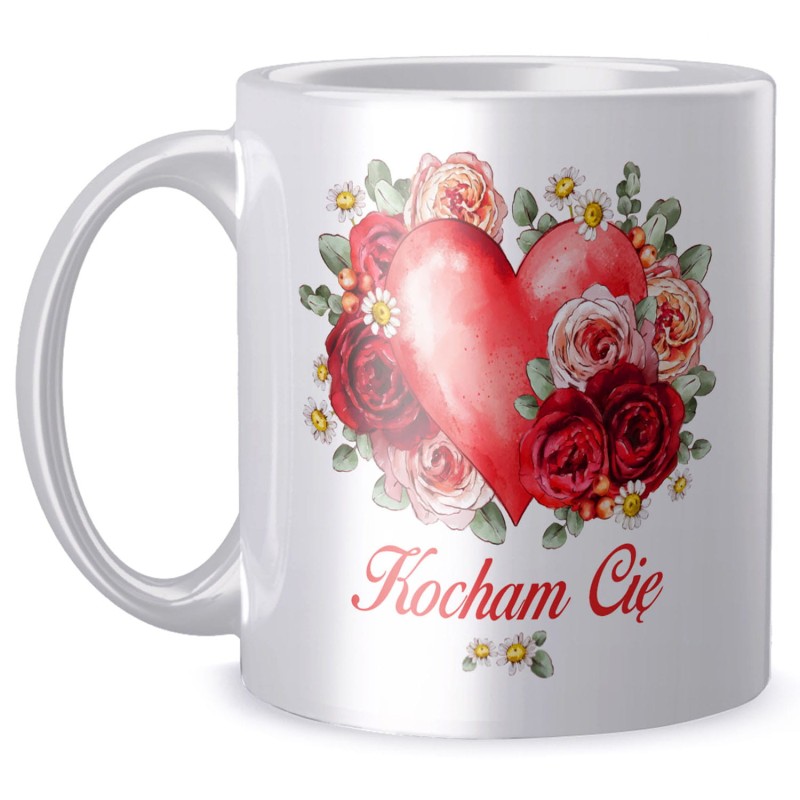 Kubek Walentynki Kocham Cię