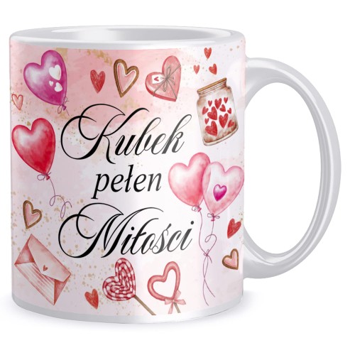 Kubek Walentynki Kubek pełen miłości