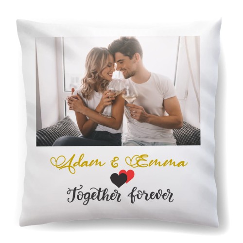 FOTO PODUSZKA ze Zdjęciem | 45 x 45 Together forever