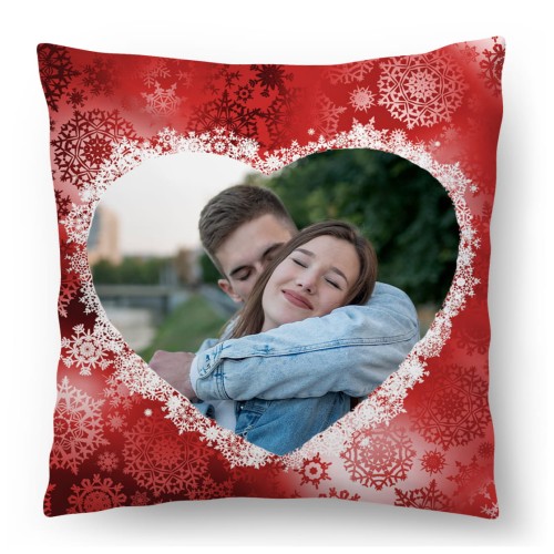 FOTO PODUSZKA ze Zdjęciem | 45 x 45 Serce Walentynki
