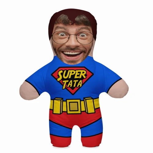 Poduszka lalka 3D z Twoim zdjeciem  Super Dad