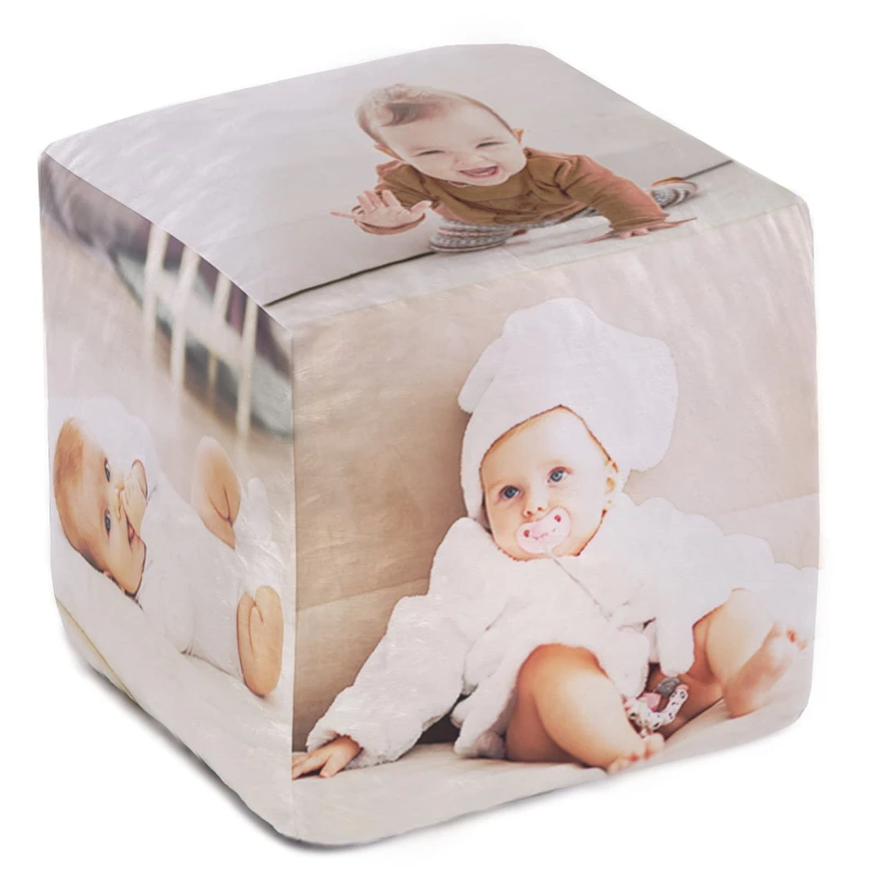 FOTO PODUSZKA ze Zdjęciem | kostka 3D z Twoimi zdjęciami