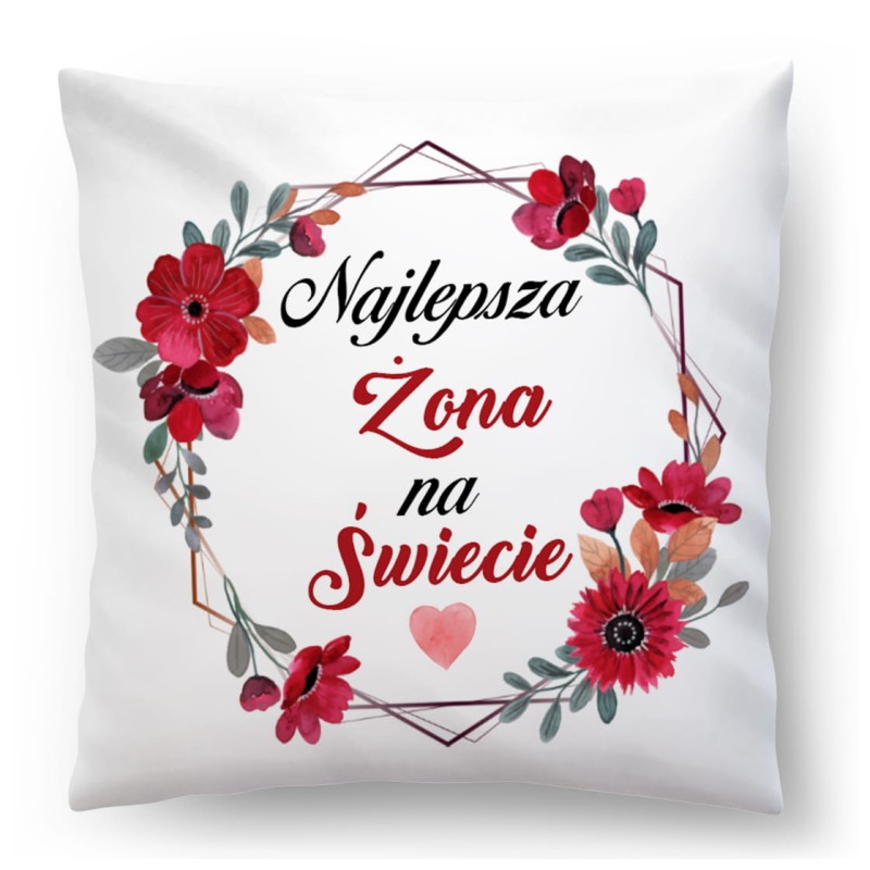 Poduszka walentynkowa Najlepsza żona