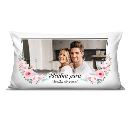 FOTO PODUSZKA ze Zdjęciem | 80x40 cm Idealna para