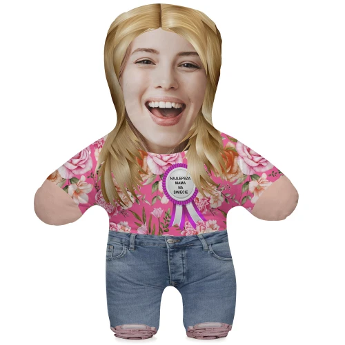 Poduszka personalizowana lalka 3D z Twoim zdjeciem Mama