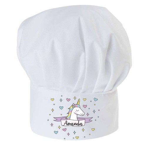 Czapka kucharska dziecięca Unicorn star