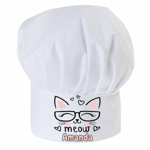 Czapka kucharska dziecięca Miau