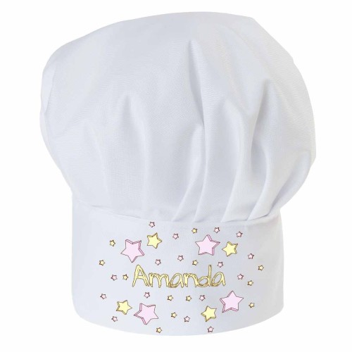 Czapka kucharska dziecięca Pastel stars