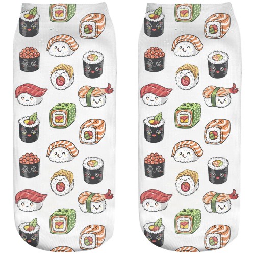 Śmieszne skarpetki damskie Stopki Sushi 2