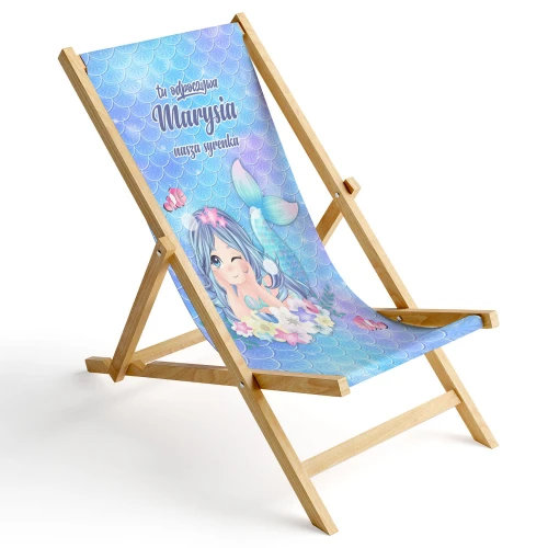 Leżak ogrodowy dziecięcy Mermaid