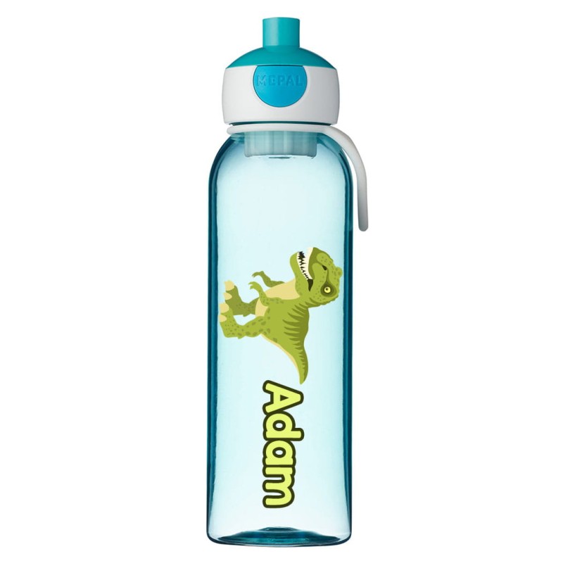 Dino-Butelka-na-wodę-bidon-Campus-Mepal-500ml-niebieska- imię-dziecka-Dziecięca-Buteleczka-Sportowa