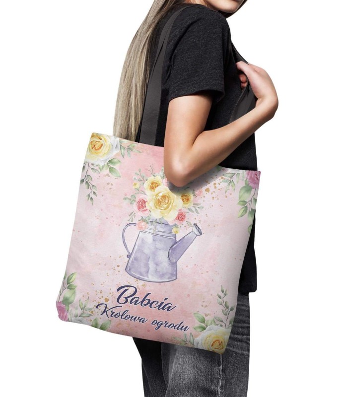 Torba na zakupy shopper Babcia królowa ogrodu