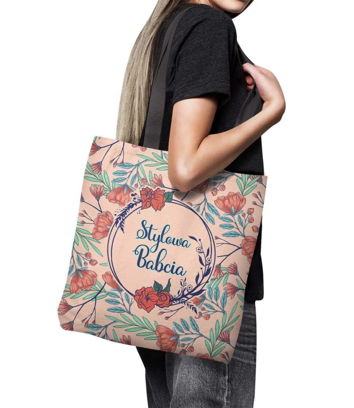 Torba na zakupy shopper Stylowa babcia
