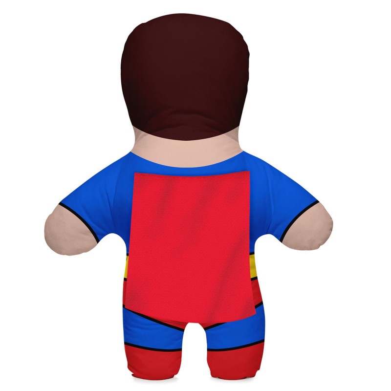Poduszka lalka 3D ze zdjęciem i pluszowym sercem Super Dad