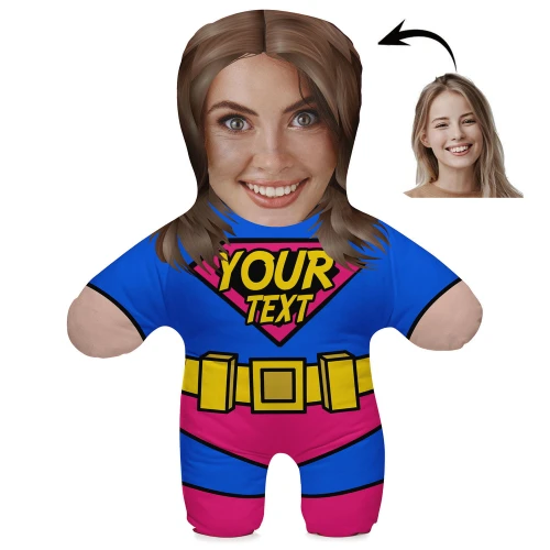 Poduszka lalka 3D z Twoim zdjeciem  Super Mom