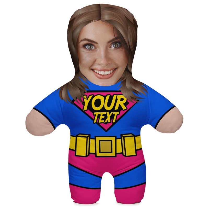 Poduszka lalka 3D z Twoim zdjeciem Super Mom