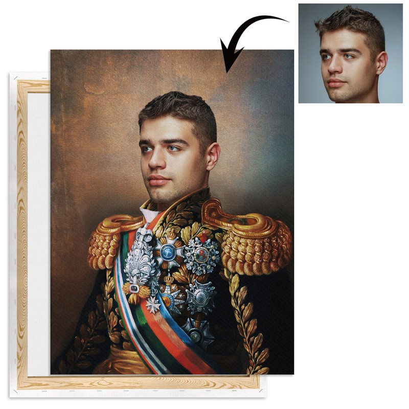 Foto obraz na Płótnie 60x80 Zdjęcie Reprodukcja Napoleon